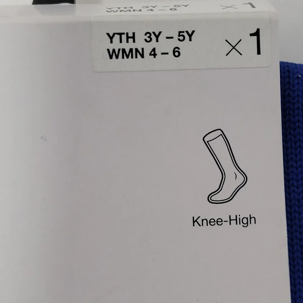 Nike Academy Knee High Soccer Socks Royal Blue Dri-Fit Youth 3Y-5Y Women 4-6 NEW